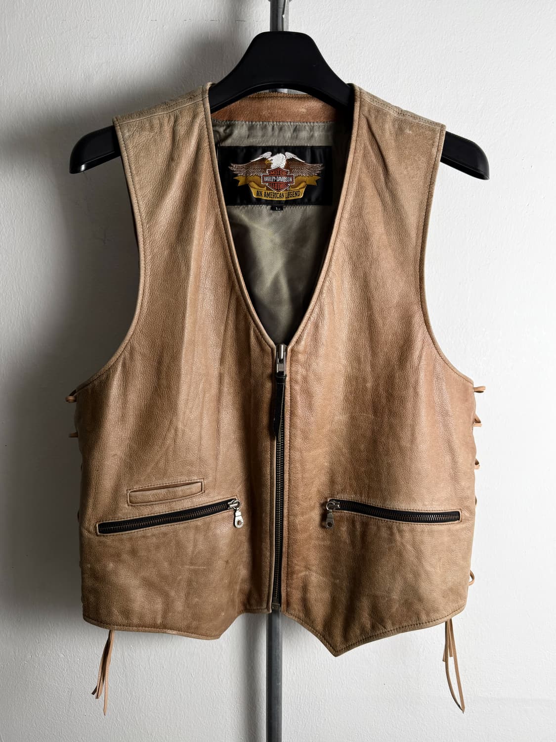  Harley-Davidson USA Leather Vest 상품이미지1