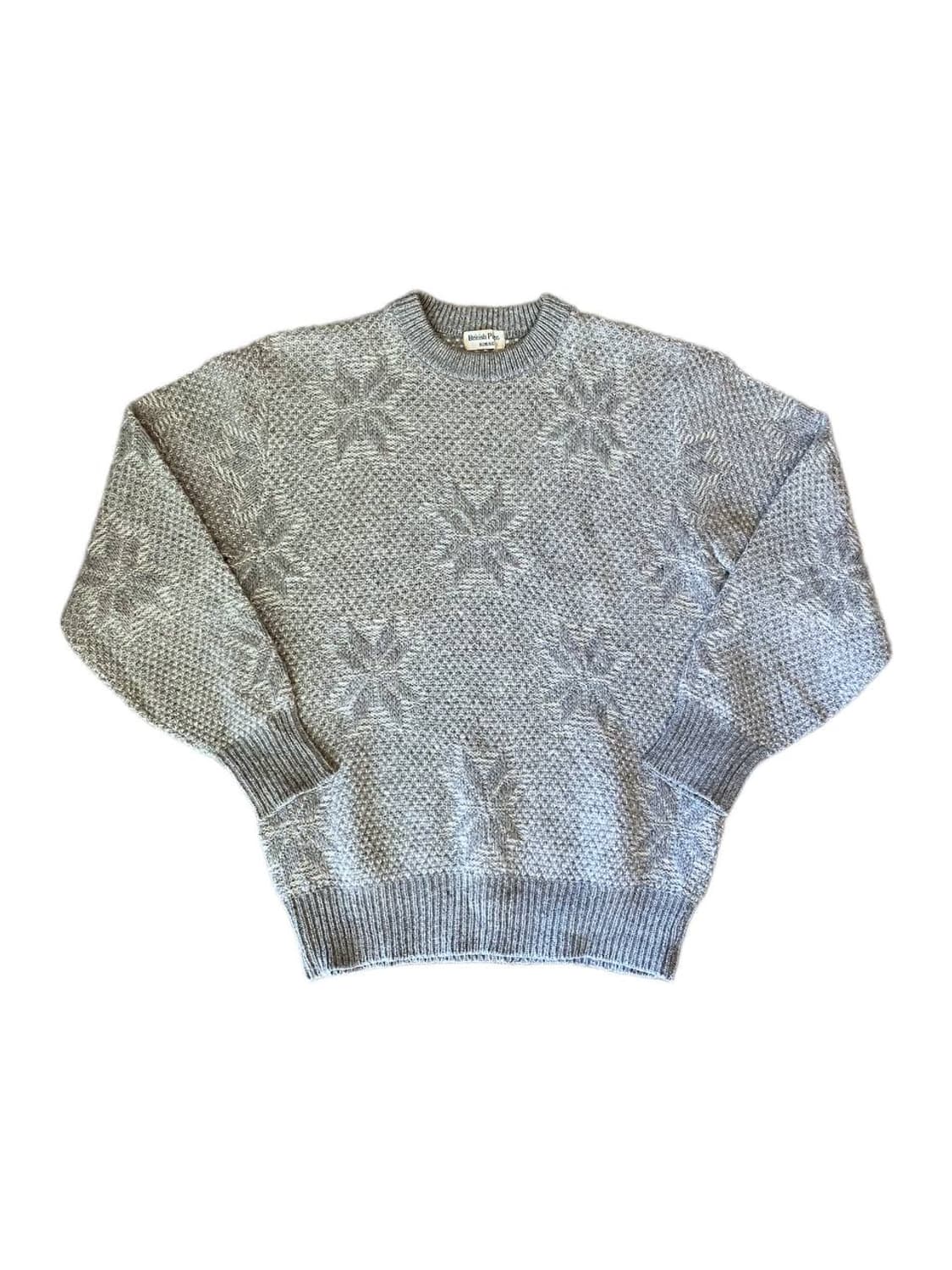 British Piper snowflake wool sweater 상품이미지1