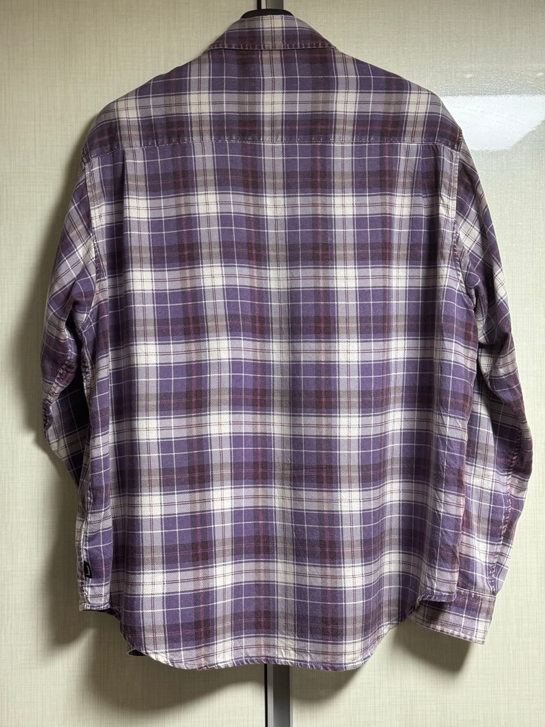 [L] 스투시 매튜 플레이드 셔츠 라벤더 상품이미지5