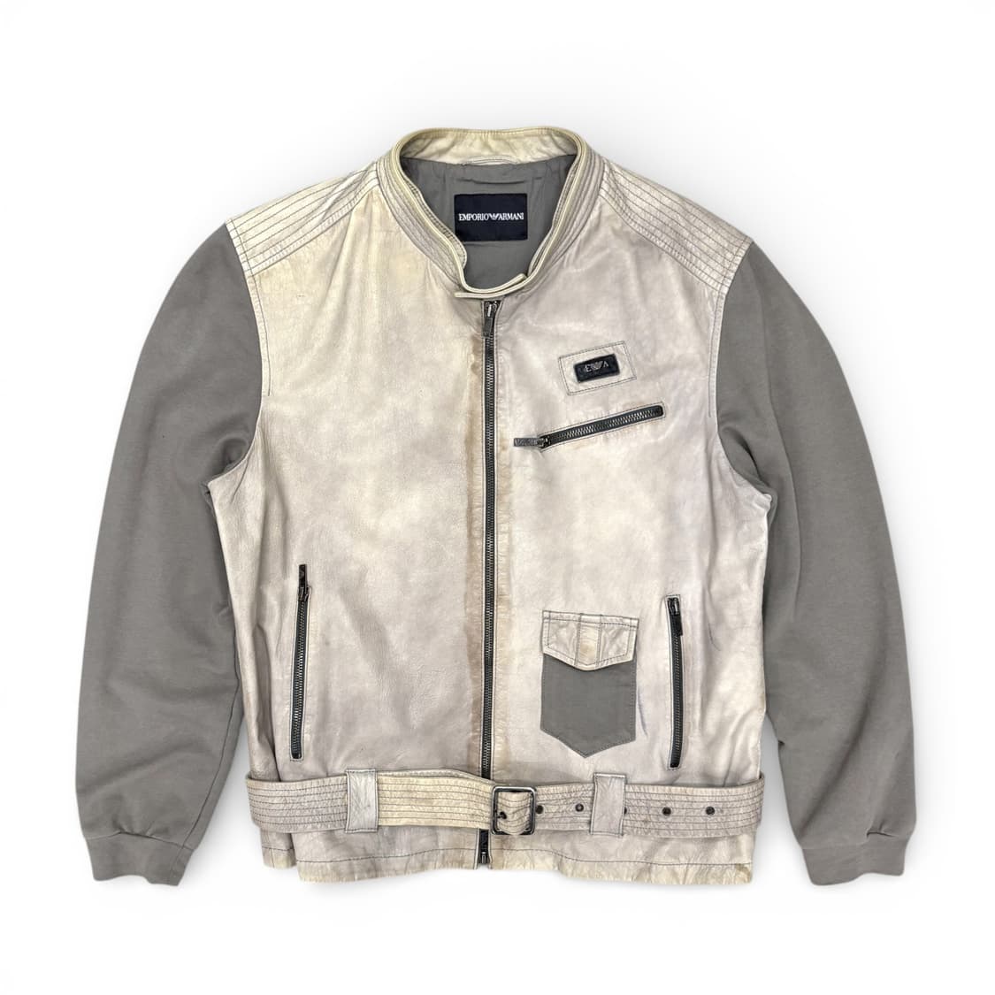 2007 엠포리오 아르마니 레더 바이커 자켓 상품이미지1