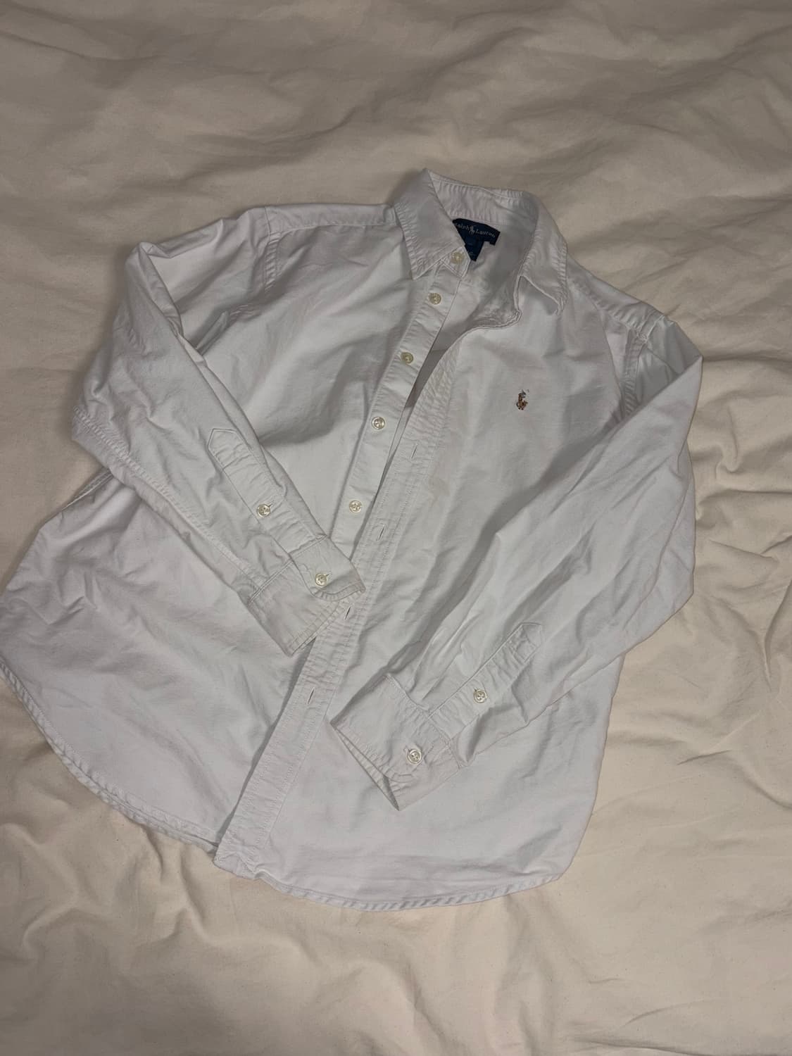 폴로 랄프로렌 화이트 옥스포드 셔츠 14사이즈 상품이미지2