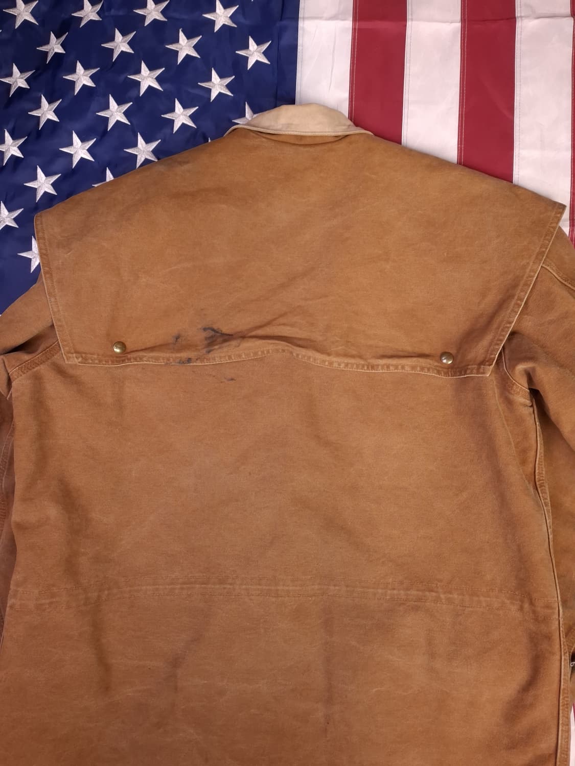 오리지날 90's 칼하트 덕 케이프 오버핏 코트 상품이미지8