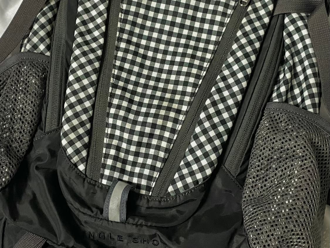 노스페이스 깅엄체크 싱글샷 백팩 상품이미지2