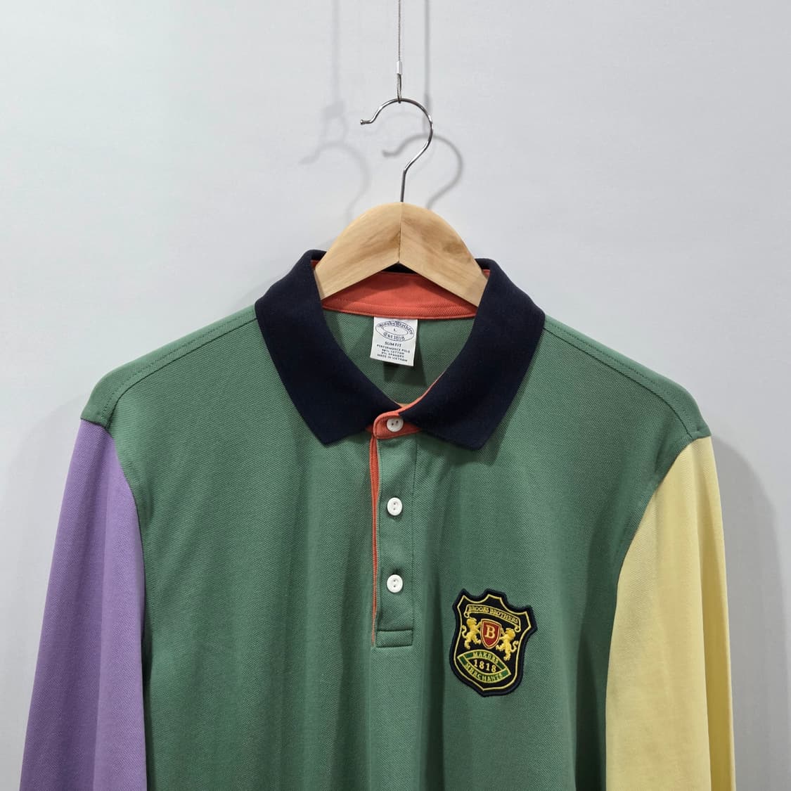 브룩스브라더스 피케 카라 롱슬리브 L 상품이미지2