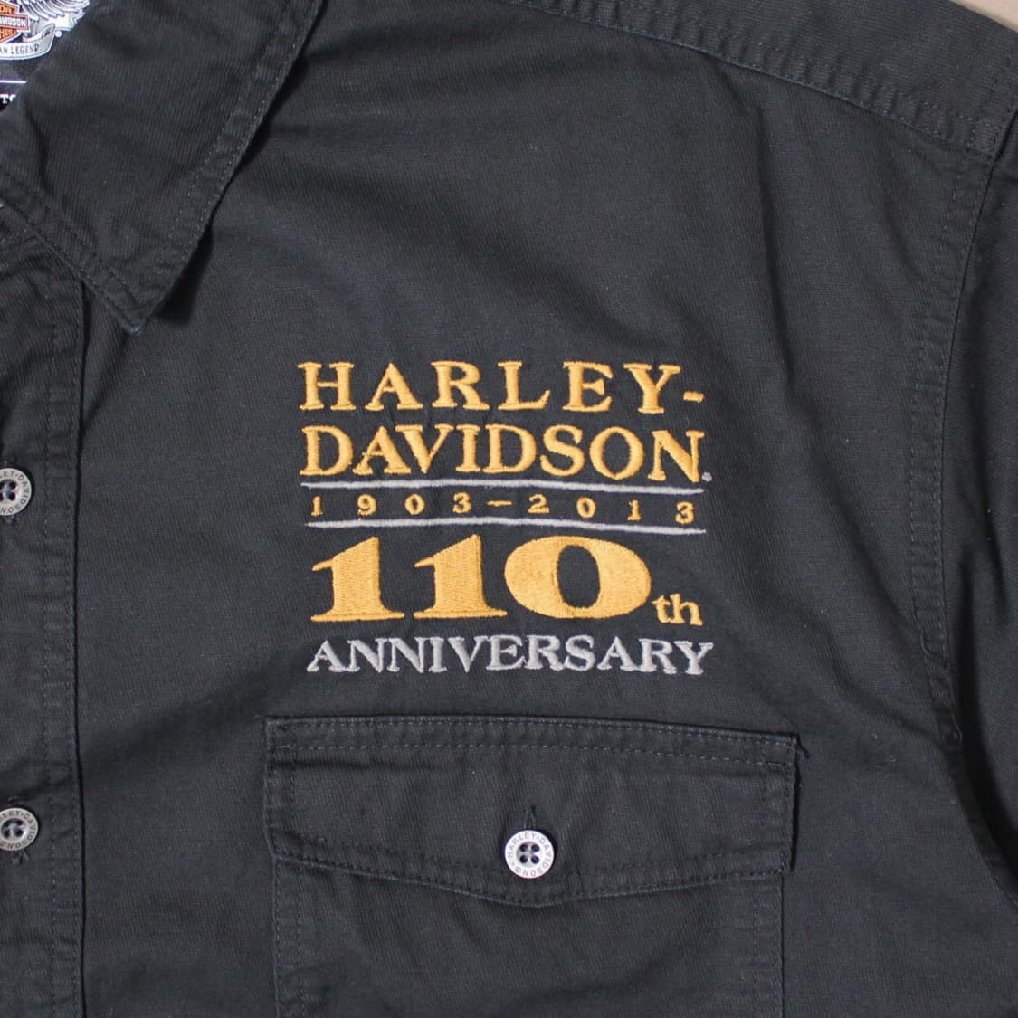 Harley-Davidson 110th Anniversary 블랙 셔츠 상품이미지2
