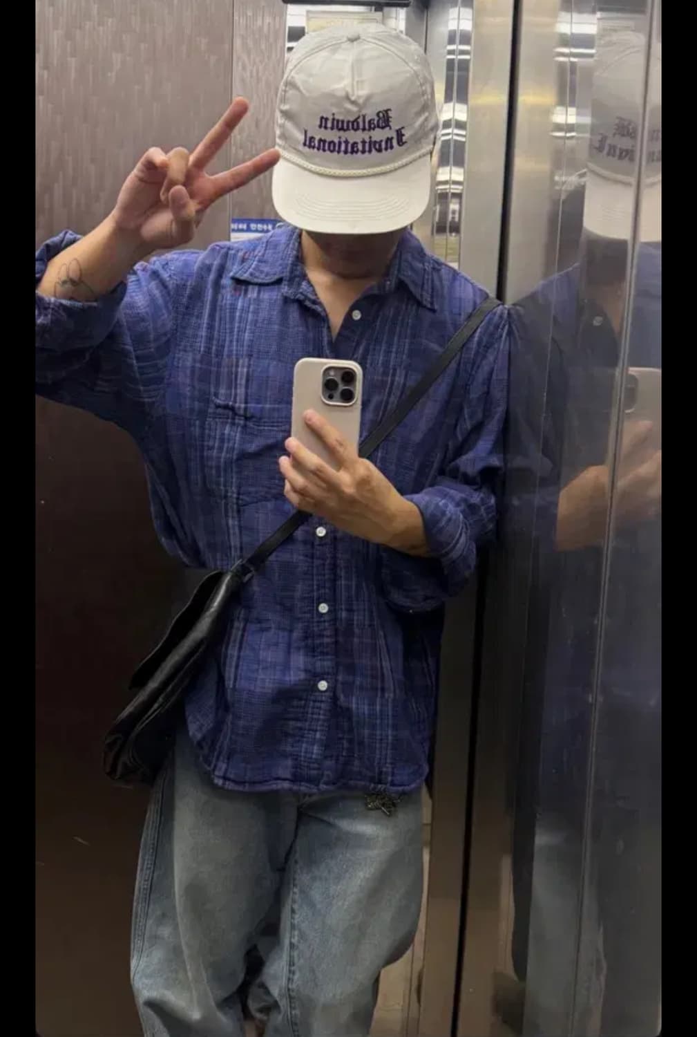 이얼즈어고 재팬 울 포이카 셔츠 s 상품이미지1
