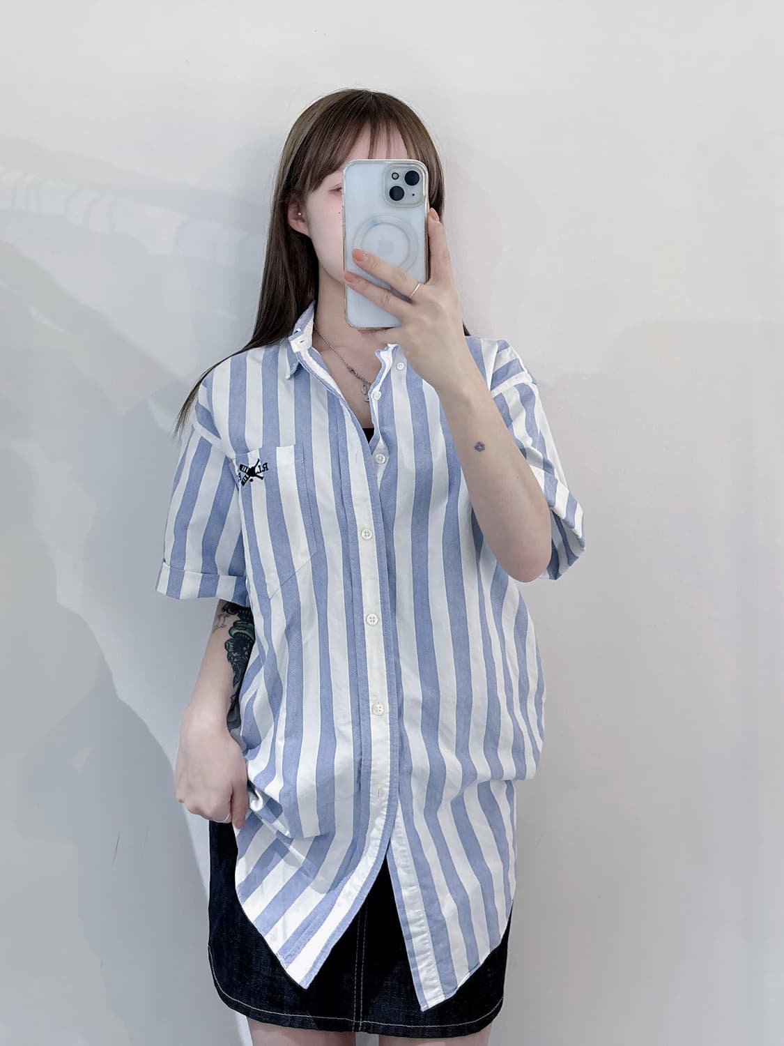 폴로랄프로렌 스트라이프 반팔 셔츠 상품이미지2