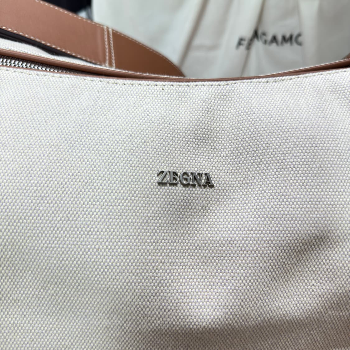 Zegna 제냐 파노라마 CANVAS 호보백 상품이미지6