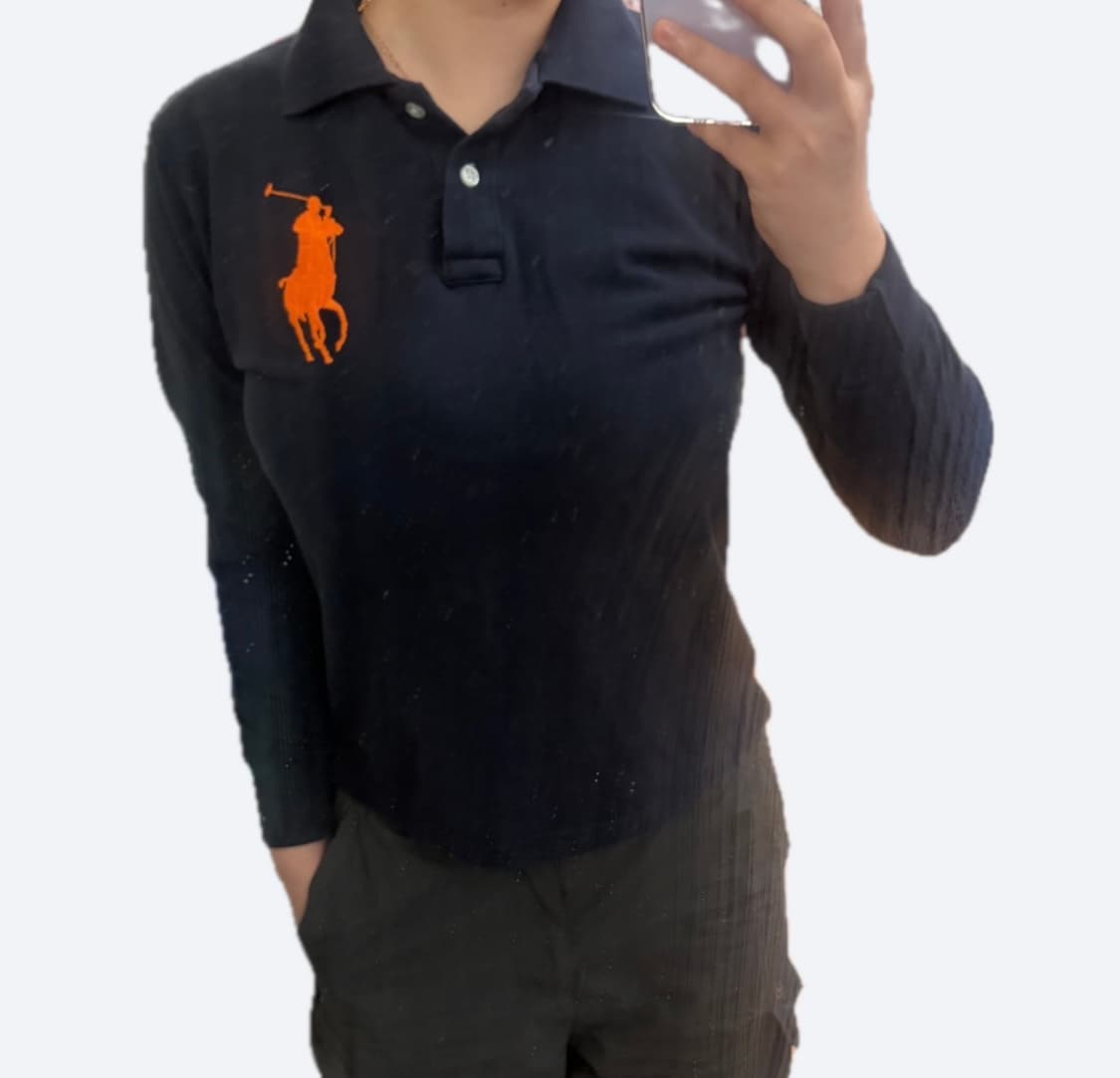 🧡폴로 랄프로렌 오렌지 빅포니 블랙 카라티 PK티🧡 상품이미지2