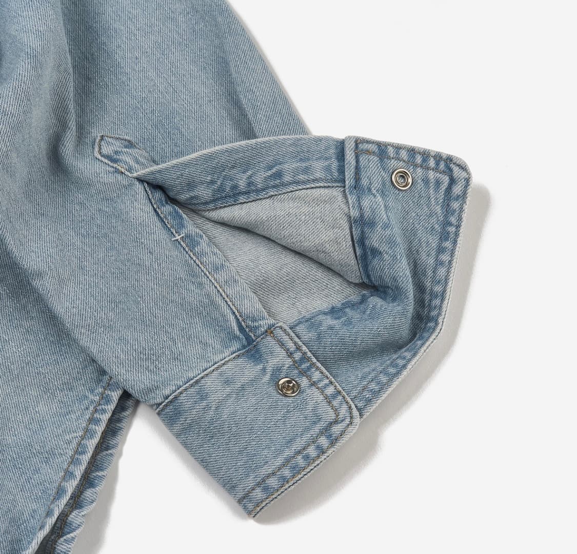 (새상품) 아이앱 스튜디오 데님 셔츠 블루_XL 상품이미지4