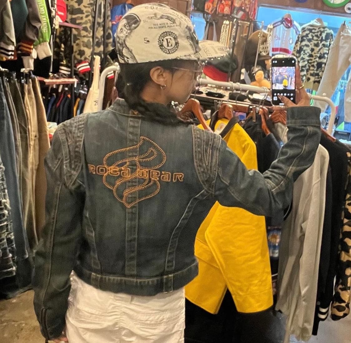 빈티지 데님 자켓 상품이미지5