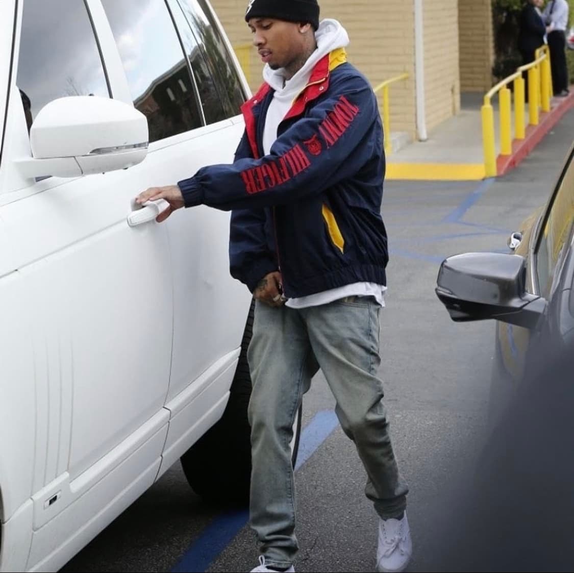 90s 타미힐피거 스펠아웃 바람막이 자켓 상품이미지4