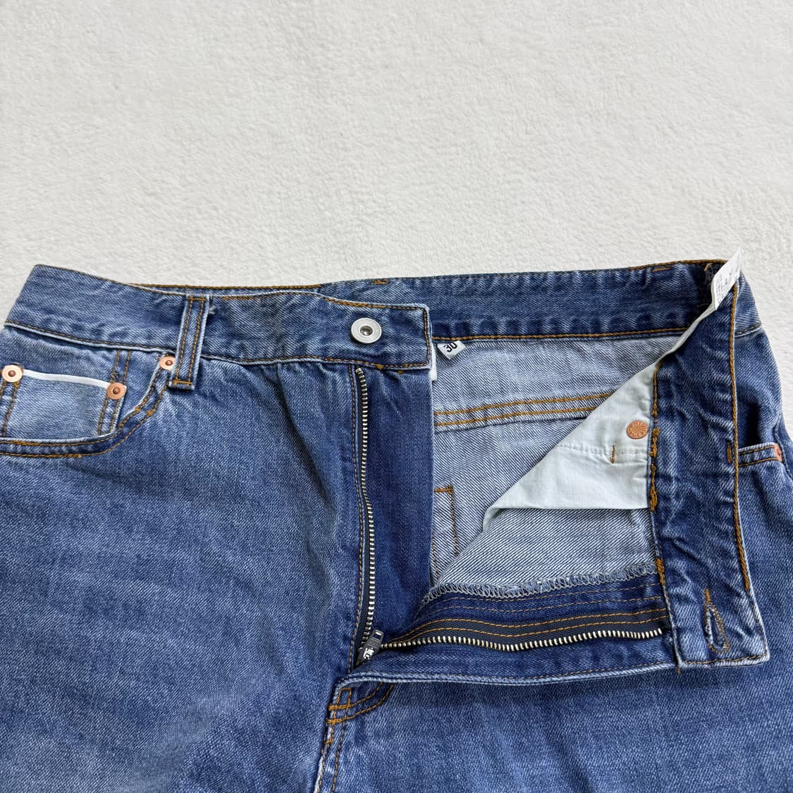 30 유니폼브릿지 루즈핏 데님팬츠 0316T 상품이미지3