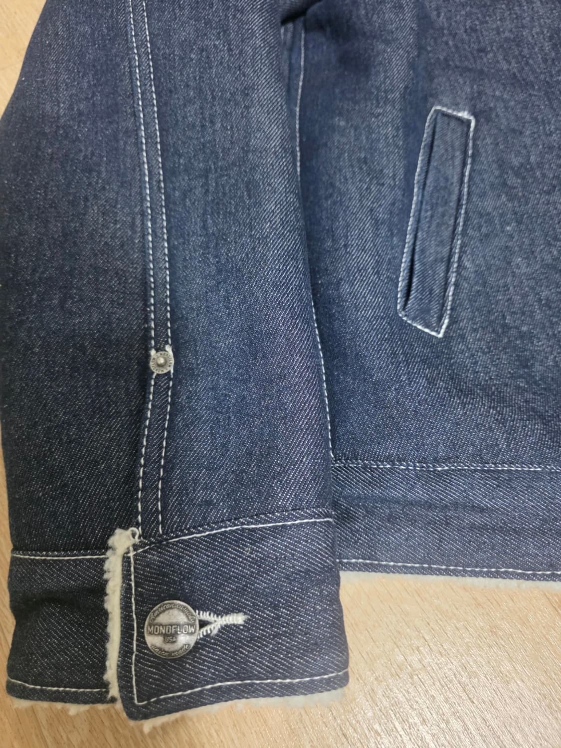 모노플로우 셰르파 데님 자켓 L 상품이미지7