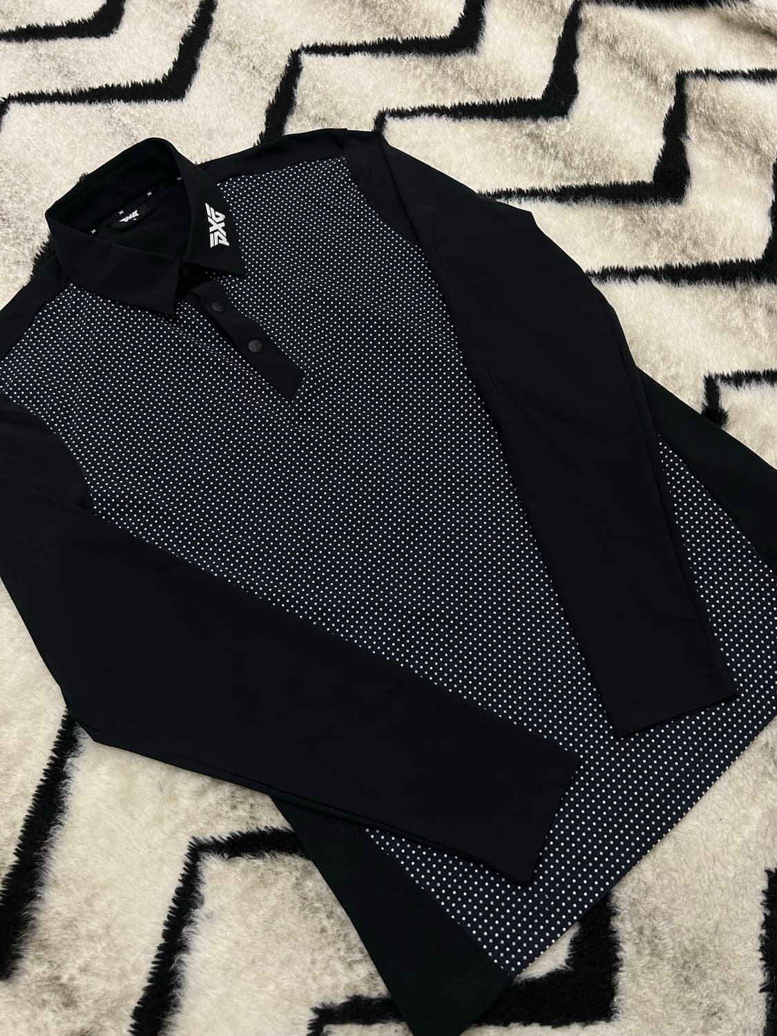 [M]PXG 도트 기능성 PK 긴파/블랙 상품이미지2