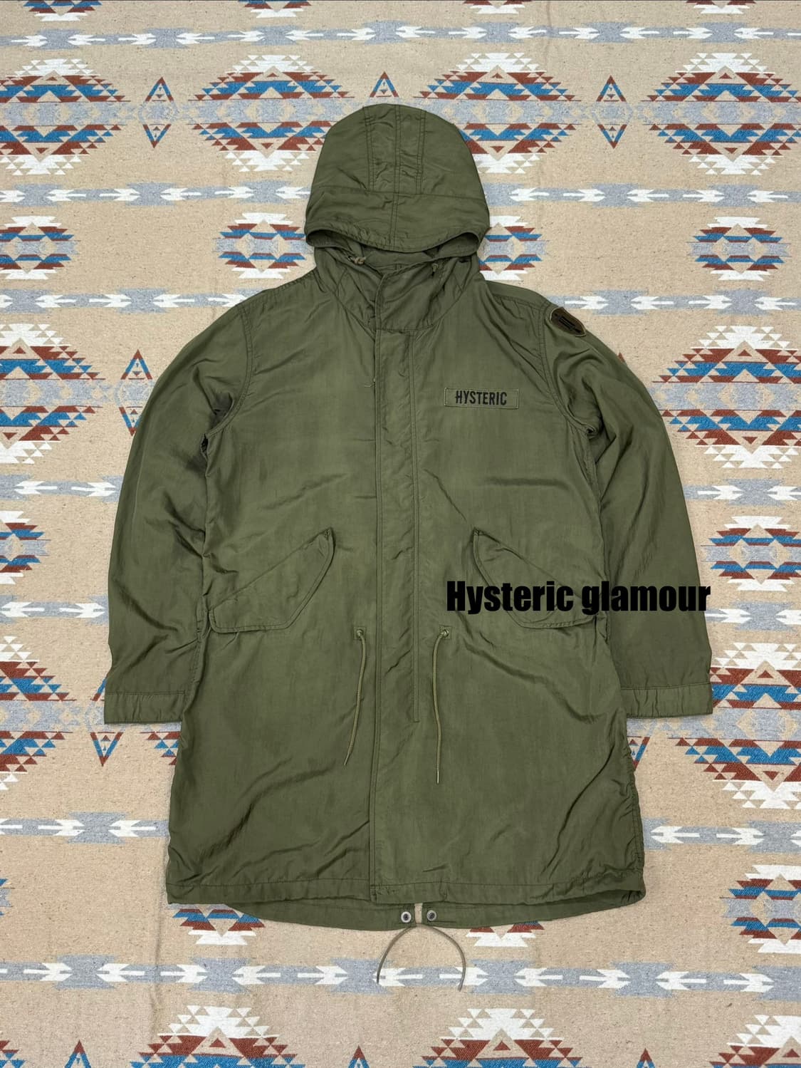 [S][95] 히스테릭글래머 밀리터리 나일론 파카 상품이미지1