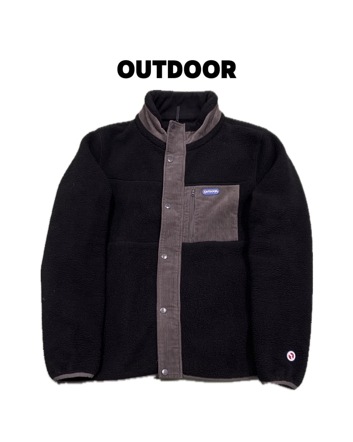 OUTDOOR 코듀로이 셰르파 양털 후리스 자켓 상품이미지1