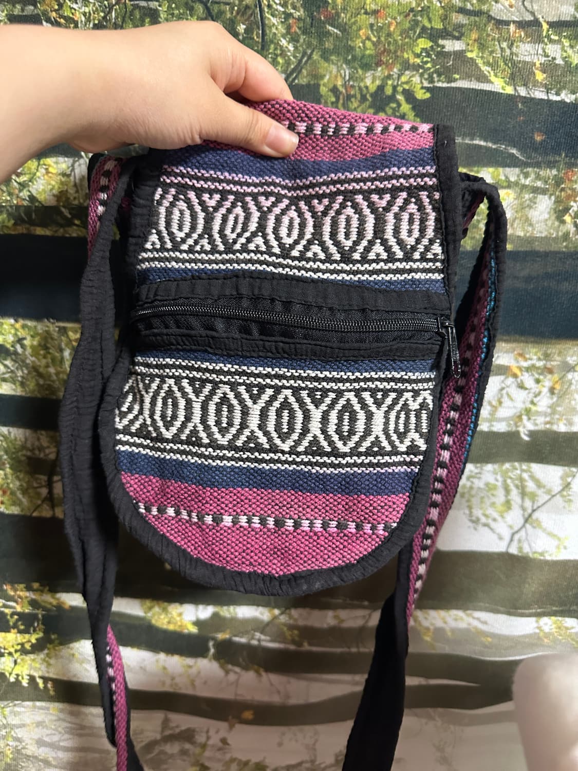 빈티지 히피 크로스백 에스닉 페이즐리 모리 모리걸 상품이미지3