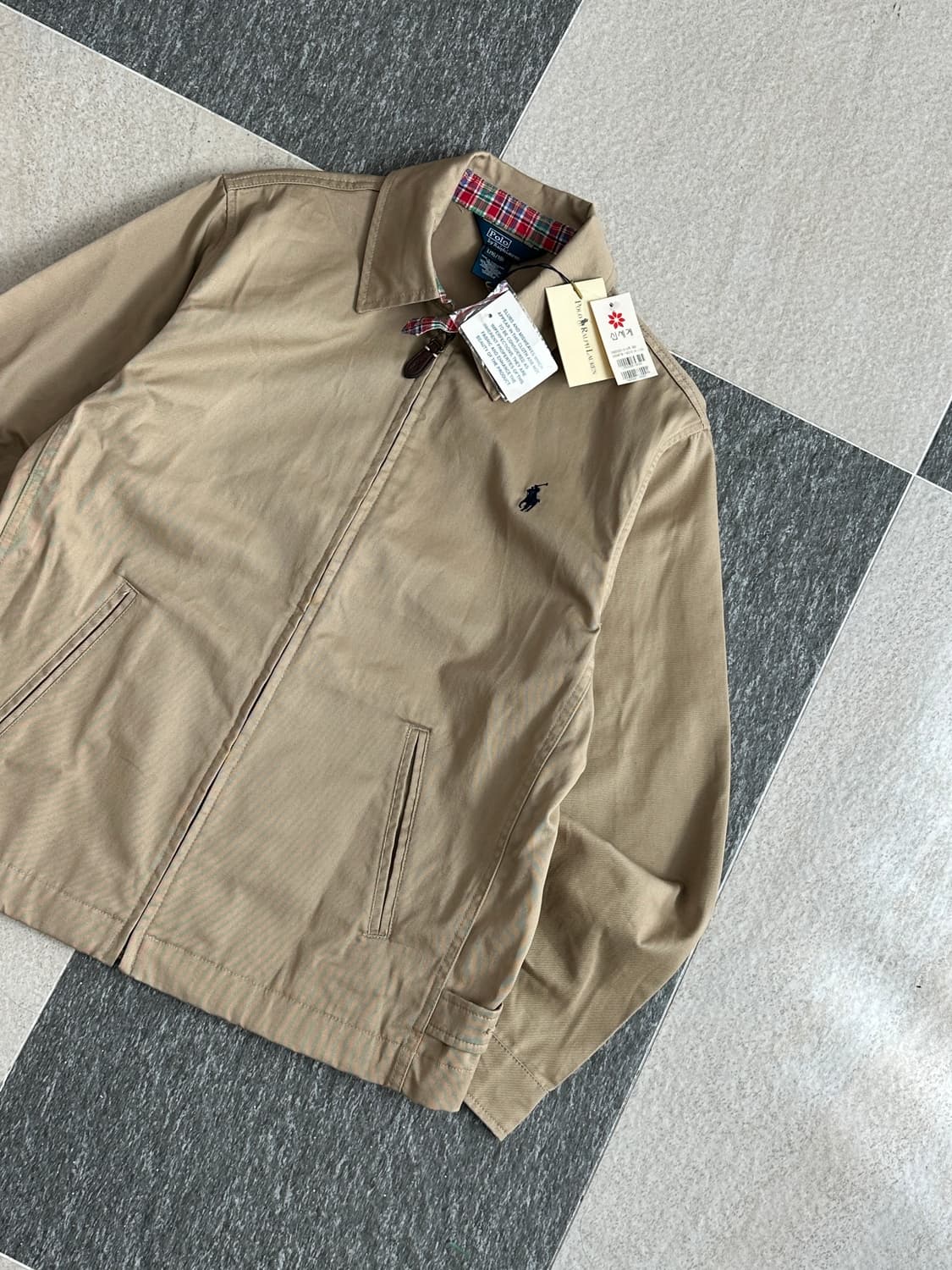 폴로 랄프로렌 베이지 해링턴 자켓  상품이미지3