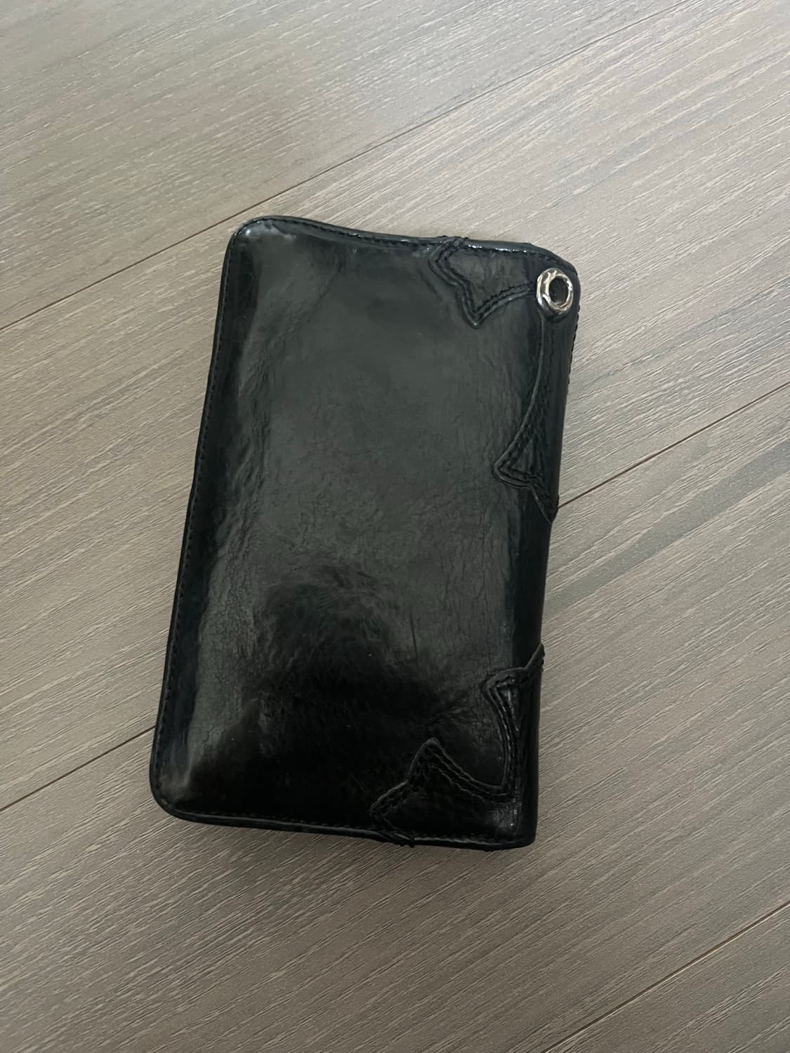 크롬하츠 크로스버튼 크로스패치 레더지갑  상품이미지2