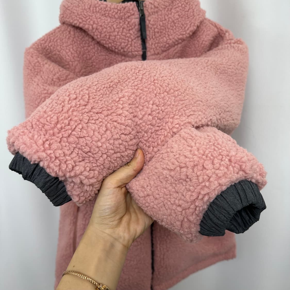   네파 여자 양면 후드패딩 거위털 솜빵빵 95 상품이미지6