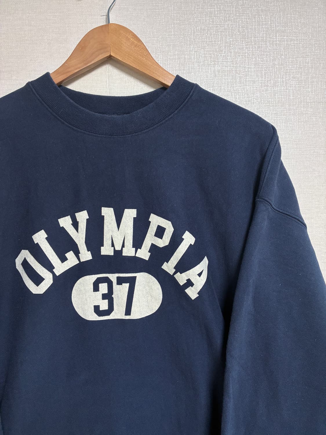 빈티지 아웃스탠딩 맨투맨 네이비 M 상품이미지1