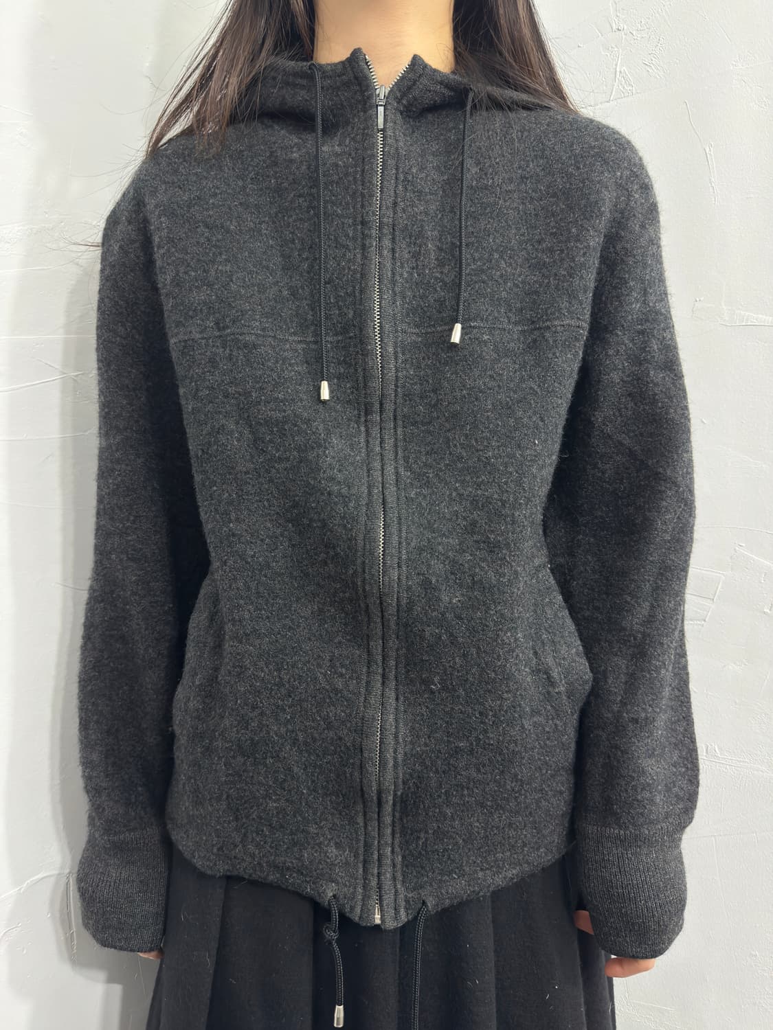 wool hood zipup 상품이미지1