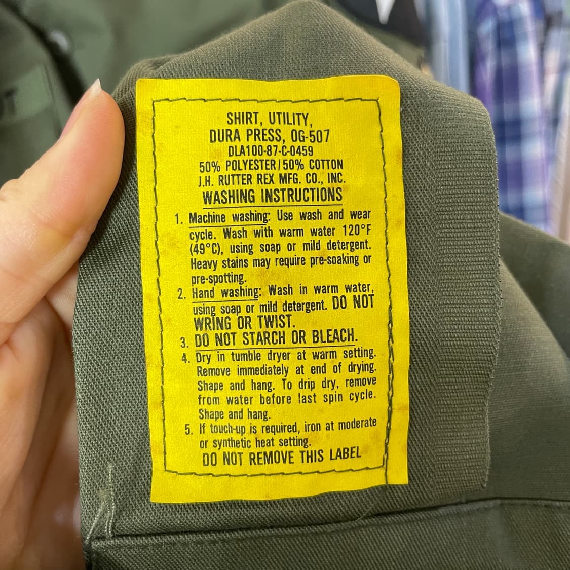 빈티지 밀리터리 패치 워크 셔츠 자켓 상품이미지6