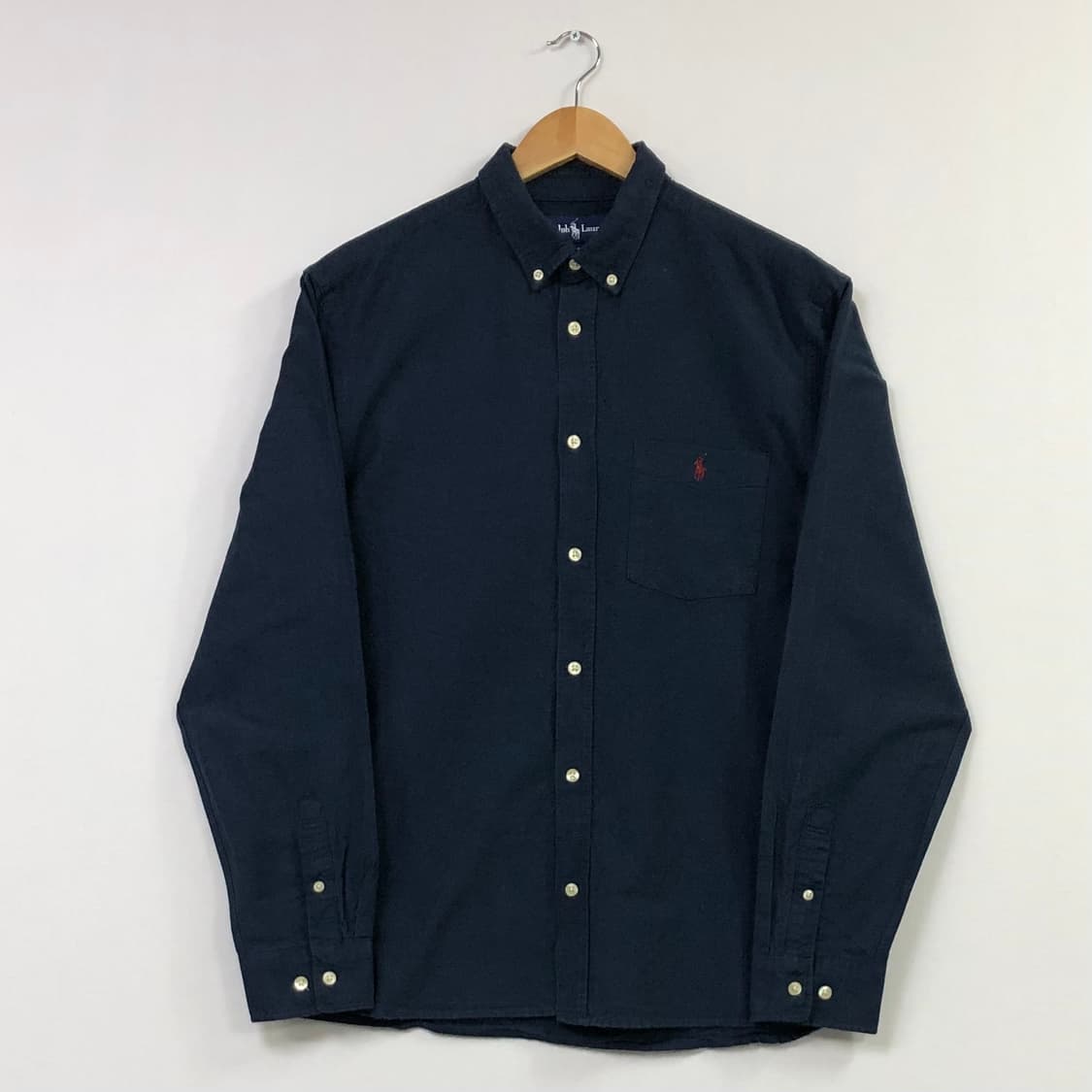 L 폴로 네이비 옥스포드 셔츠 상품이미지2