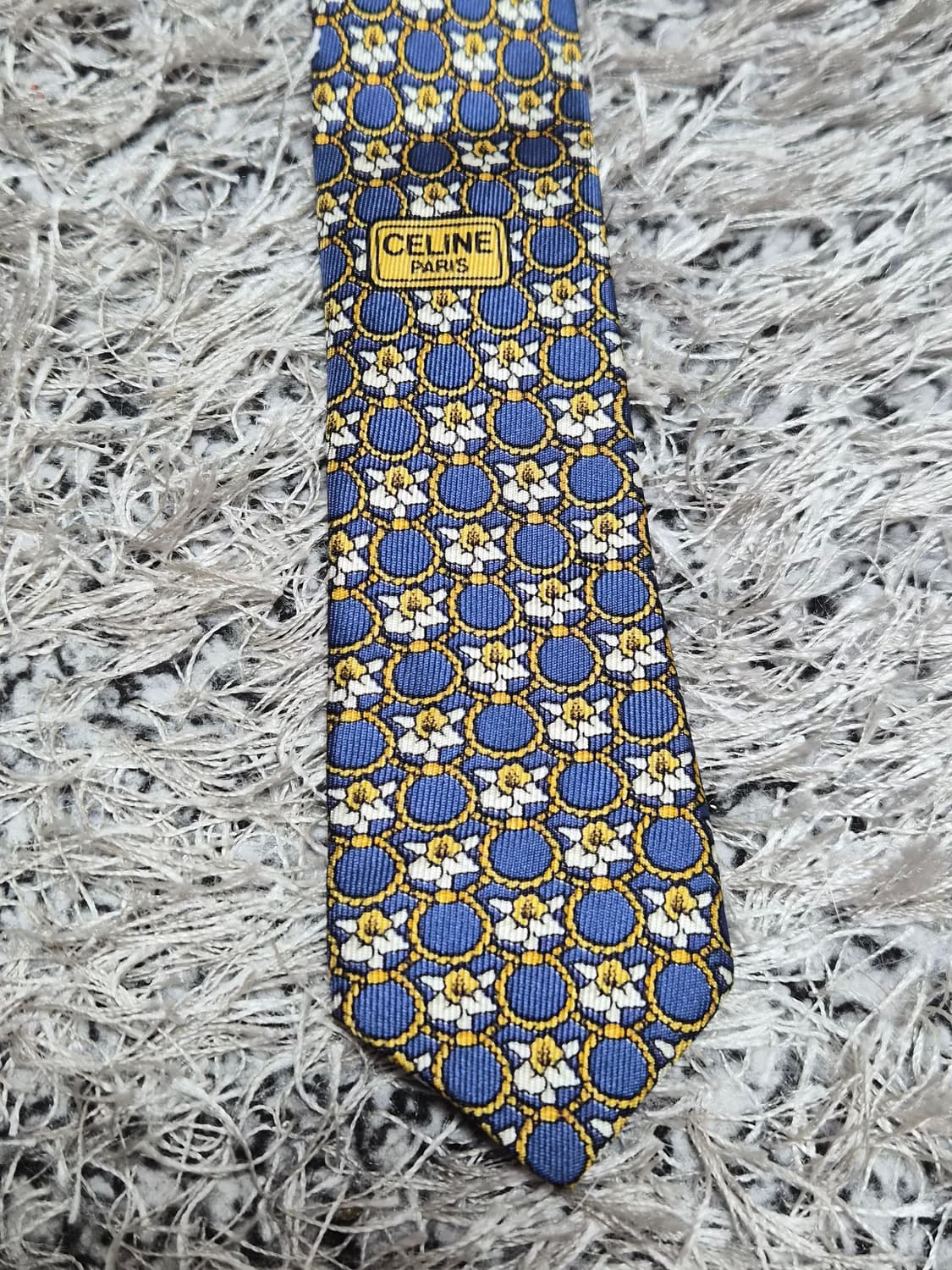 셀린느Celine 플라워 패턴 넥타이 Free - N38 상품이미지7