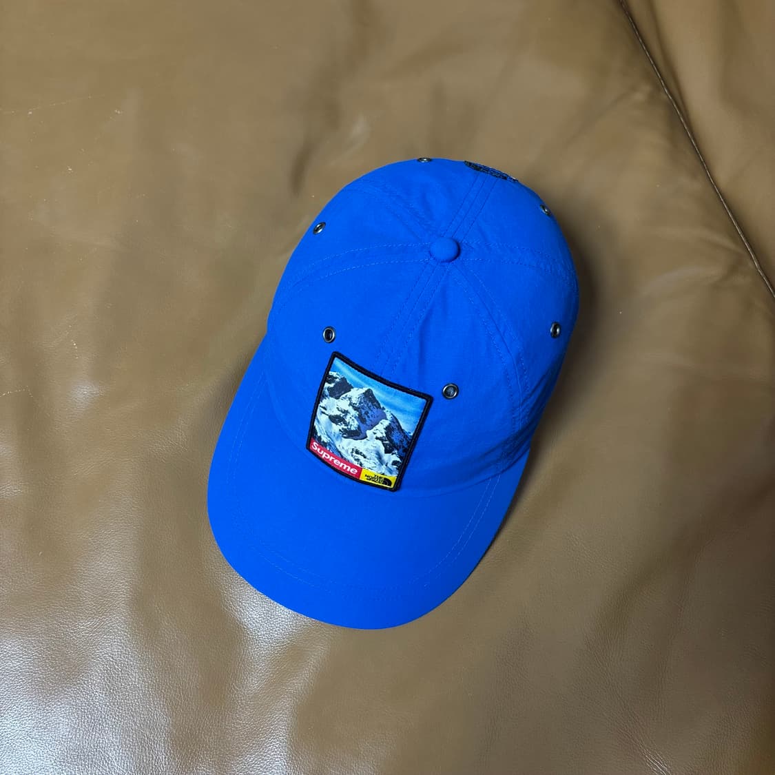 슈프림 노스페이스 6패널 볼캡 모자 설산 블루 상품이미지5
