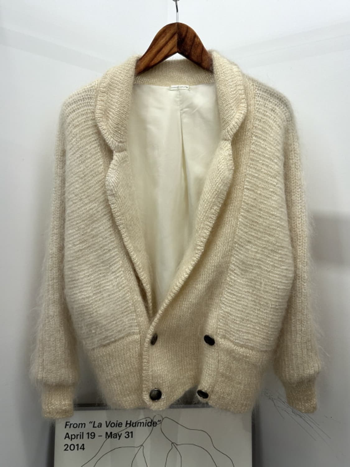 HAND MADE MOHAIR KNIT JACKET (loose fit) 상품이미지1
