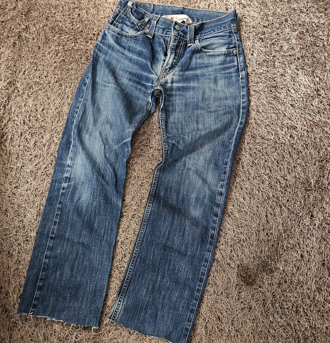 리바이스(Levis) No.523 00's 빈티지 커팅 데님 팬츠 상품이미지1