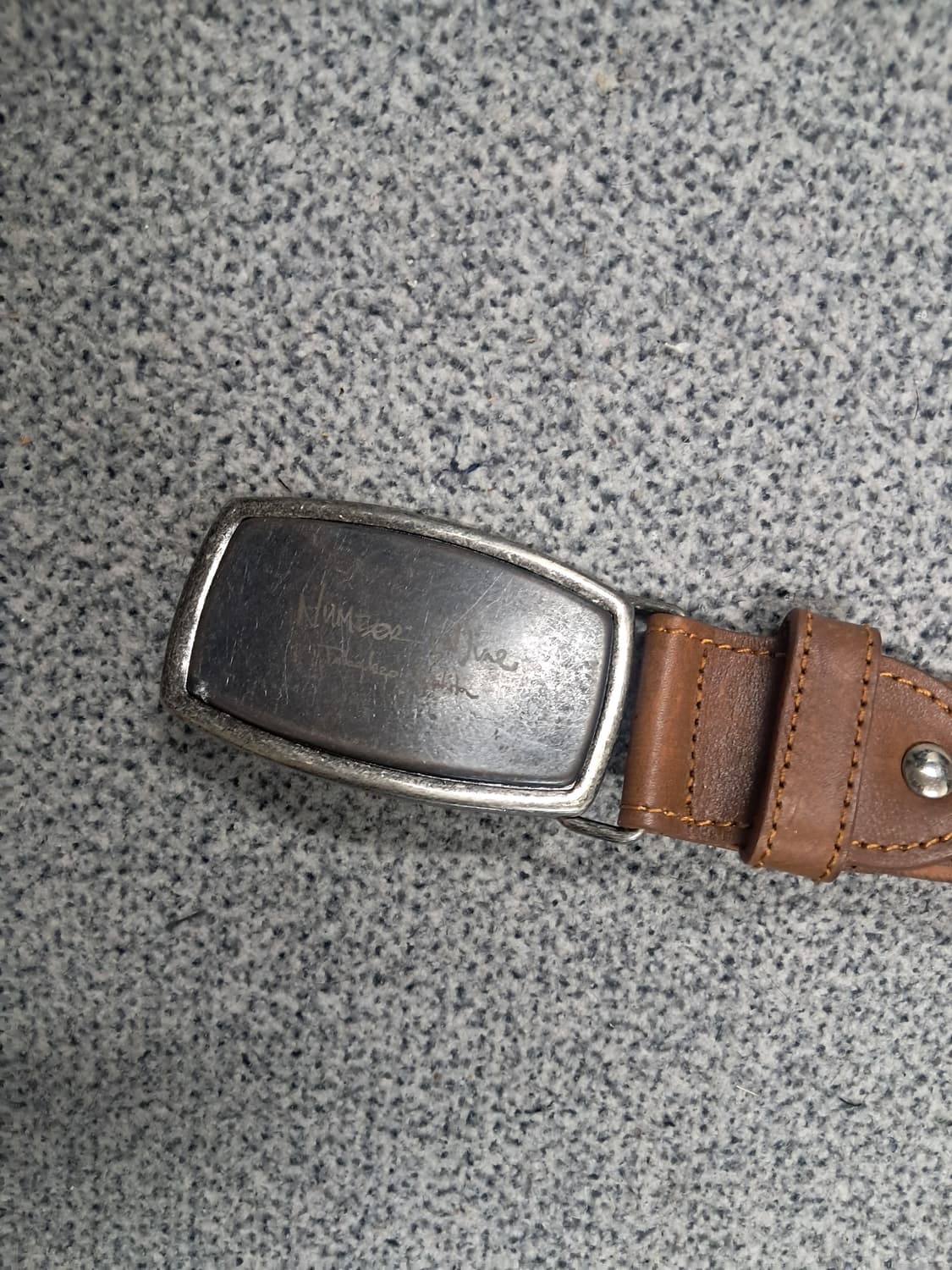 넘버나인 가죽벨트 상품이미지2