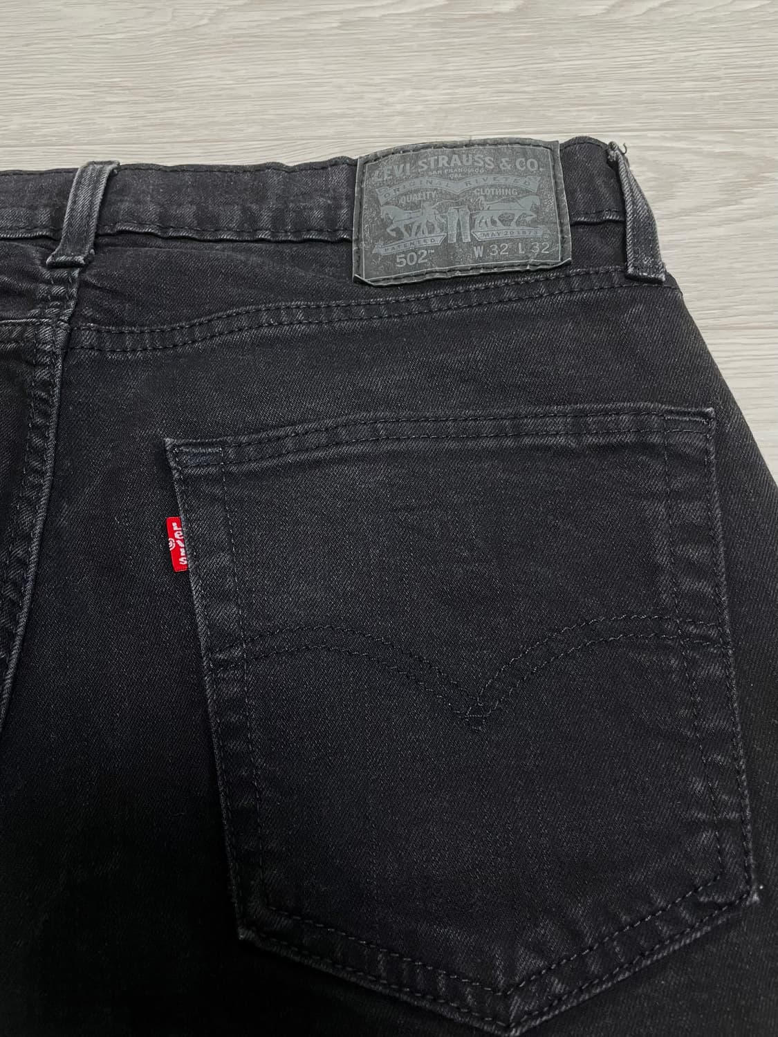 리바이스 502 테이퍼드핏 블랙진 청바지 W32L32 (허리30사이즈) 상품이미지1