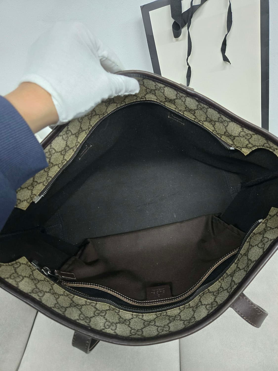 [보증서 정품] 구찌 자가드 숄더백 상품이미지1