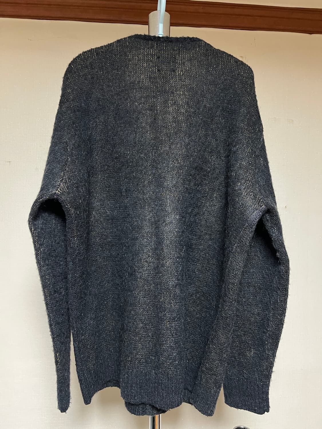 유일매물 L) 니들스 스튜디오스 모헤어 빠삐용 가디건 블랙 상품이미지2