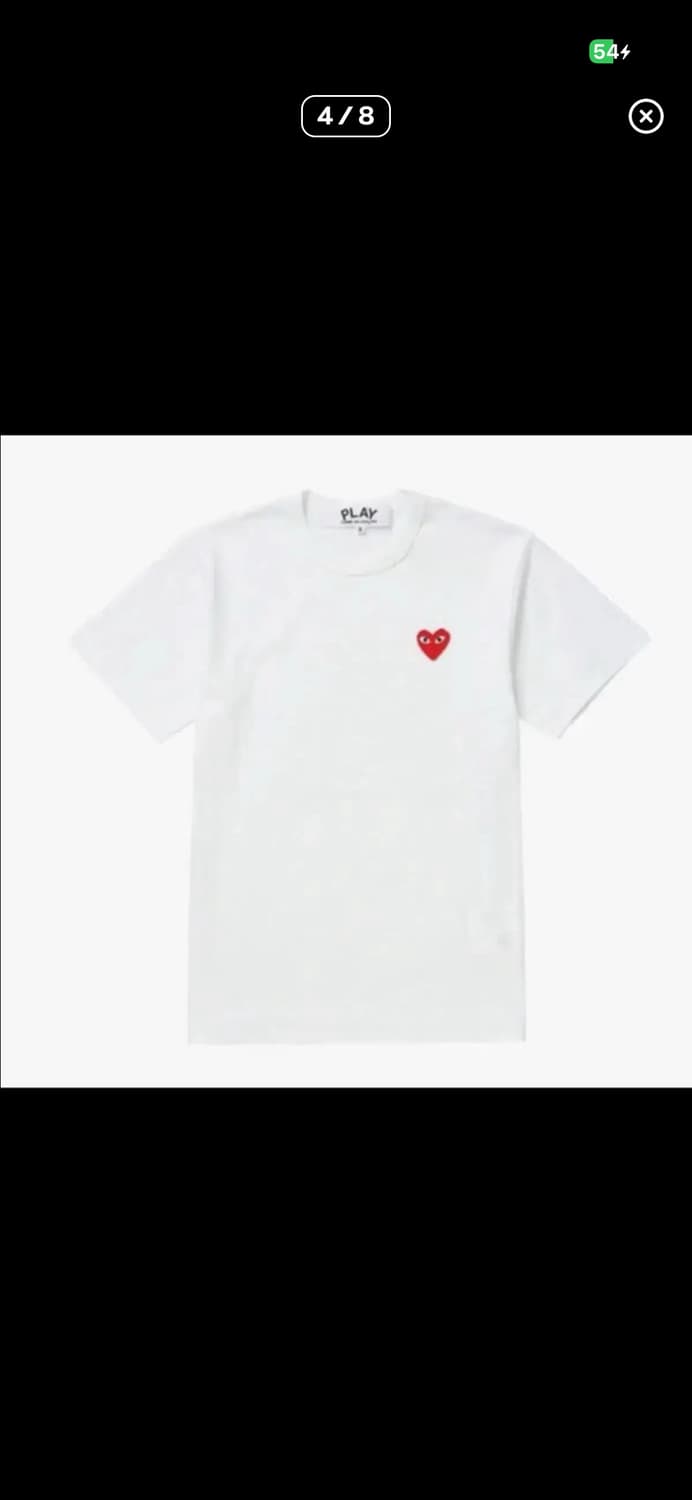 🔥[무료배송/새상품]🔥 꼼데가르송 레드와펜 반팔티 2 color 상품이미지4