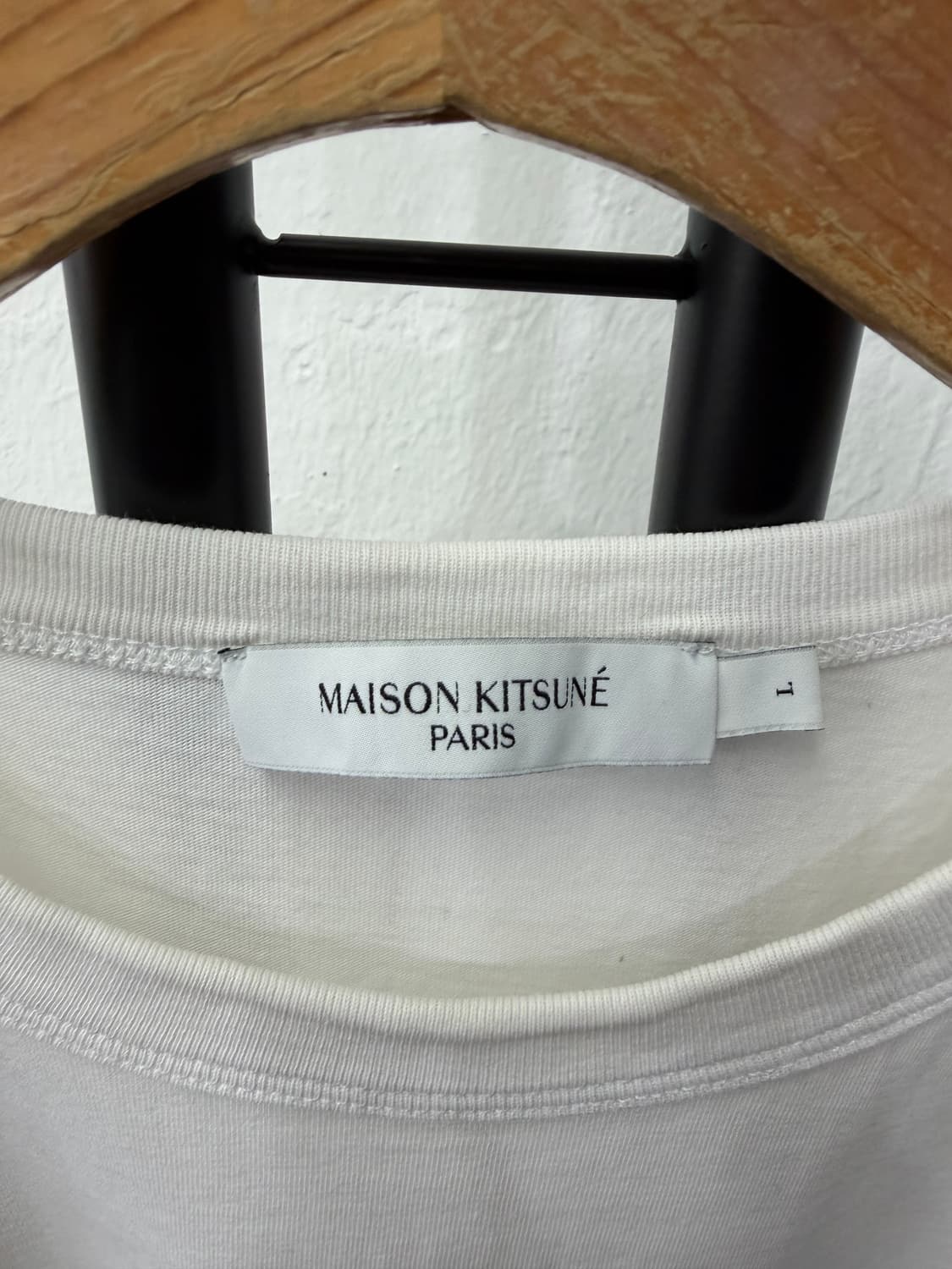정품) 메종키츠네 남성 반팔티 L 상품이미지6