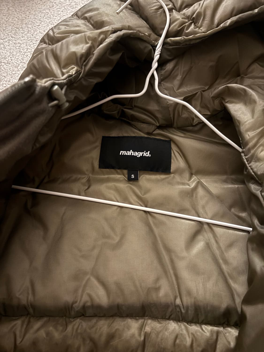 마하그리드 경량 후드 다운 패딩 (S) 상품이미지3