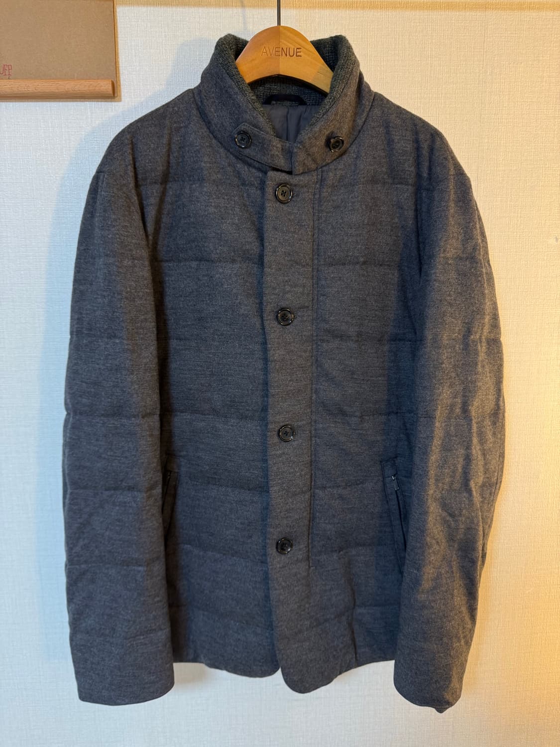 [L]시리즈 에피그램 패딩 자켓 그레이 상품이미지1