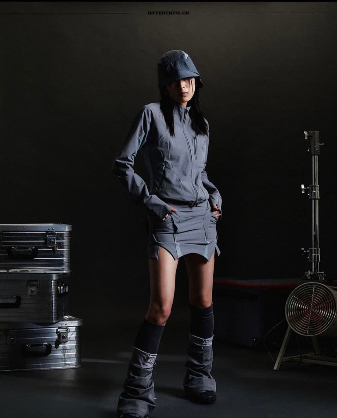 [단종]D.ok W01 Technical Skirt ver.01 (BK) 상품이미지3
