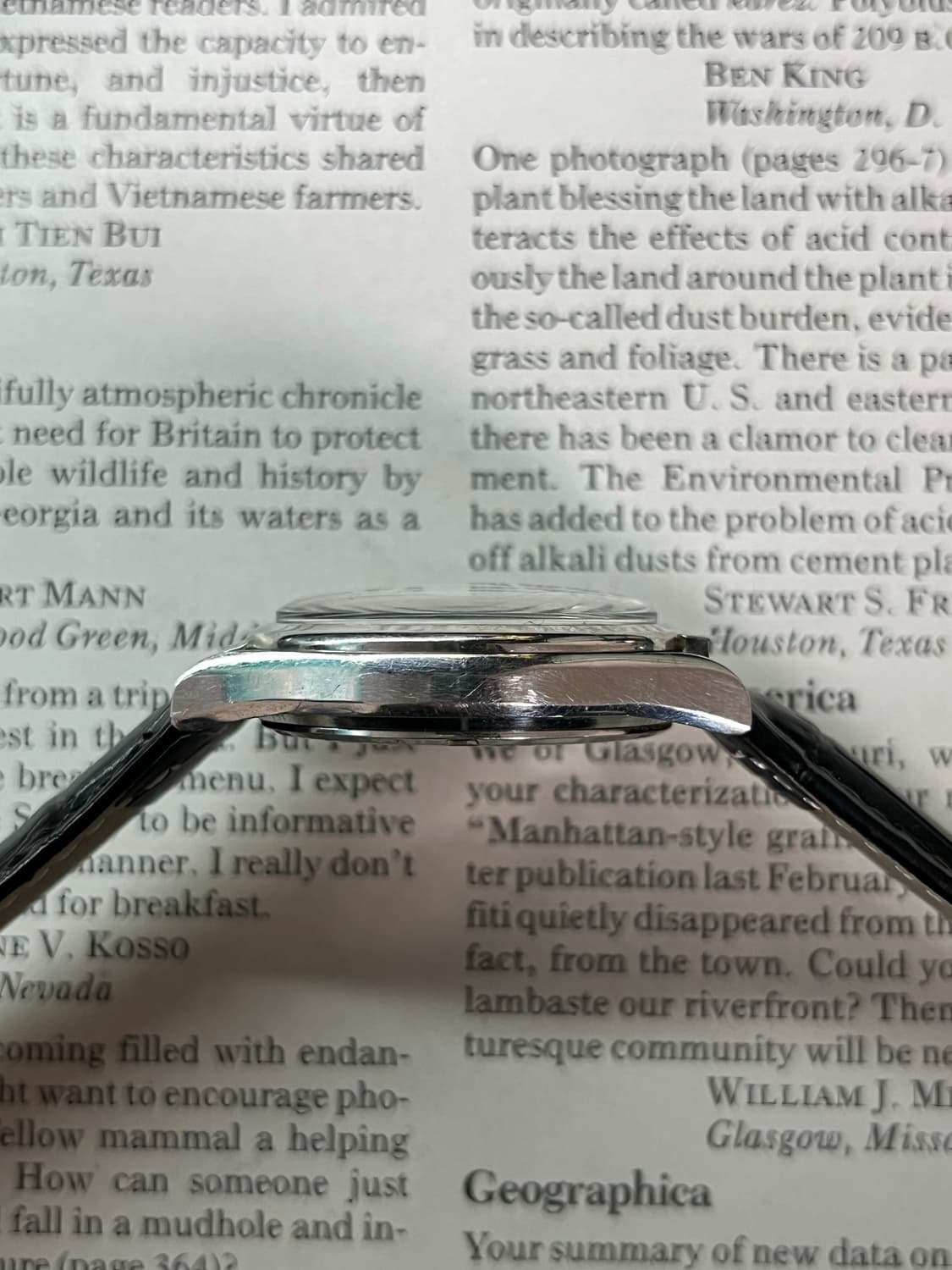 맹인용 세이코 쿼츠 빈티지 시계 상품이미지5