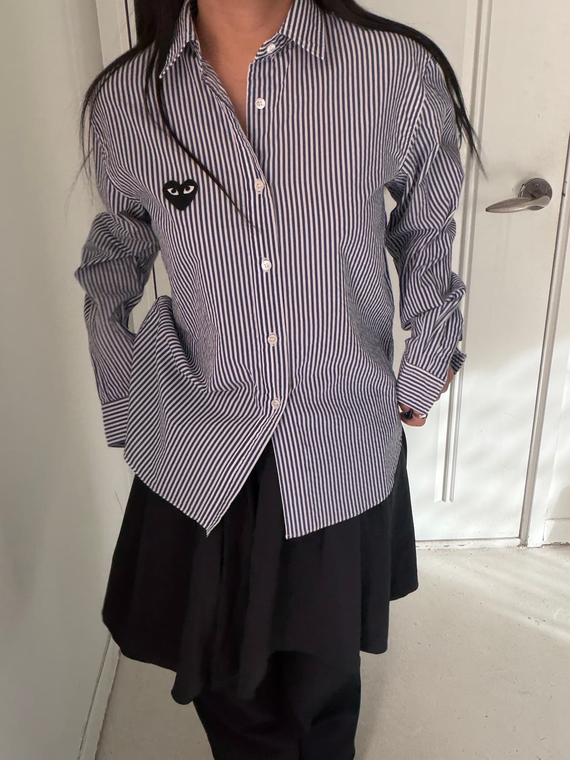 일본빈티지 꼼데가르송 스트라이프 셔츠 상품이미지1