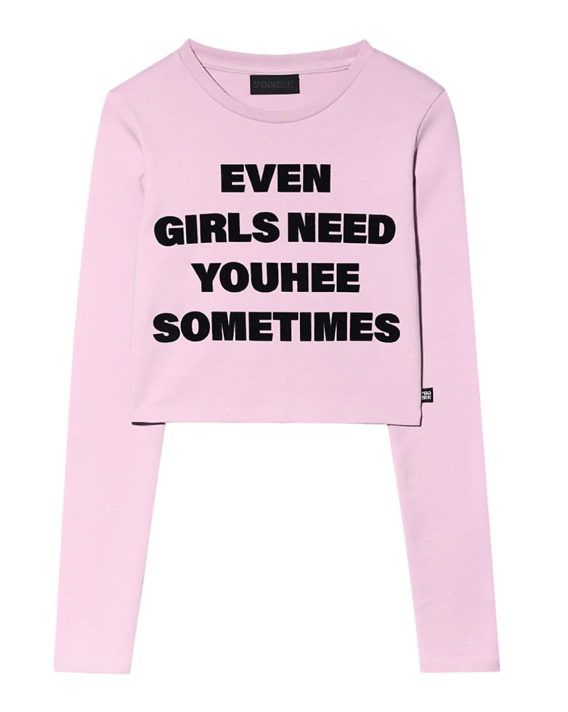 YOUHEE 유히 롱 슬리브 크롭 상품이미지1