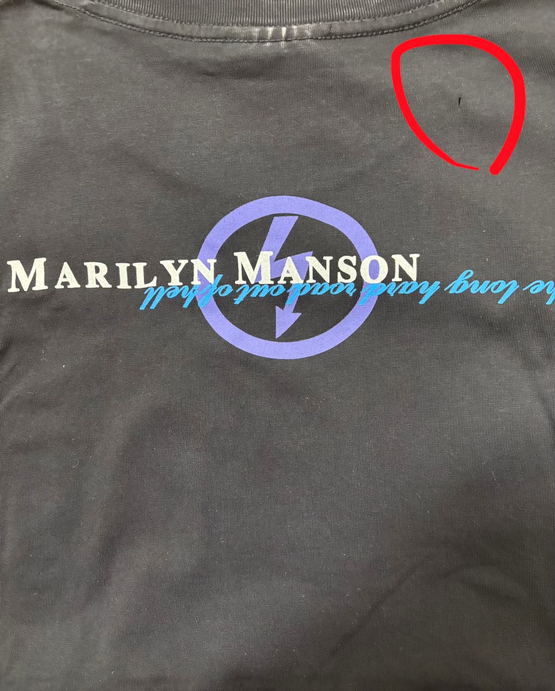 마릴린 맨슨 빈티지 티셔츠 리프린트 상품이미지4