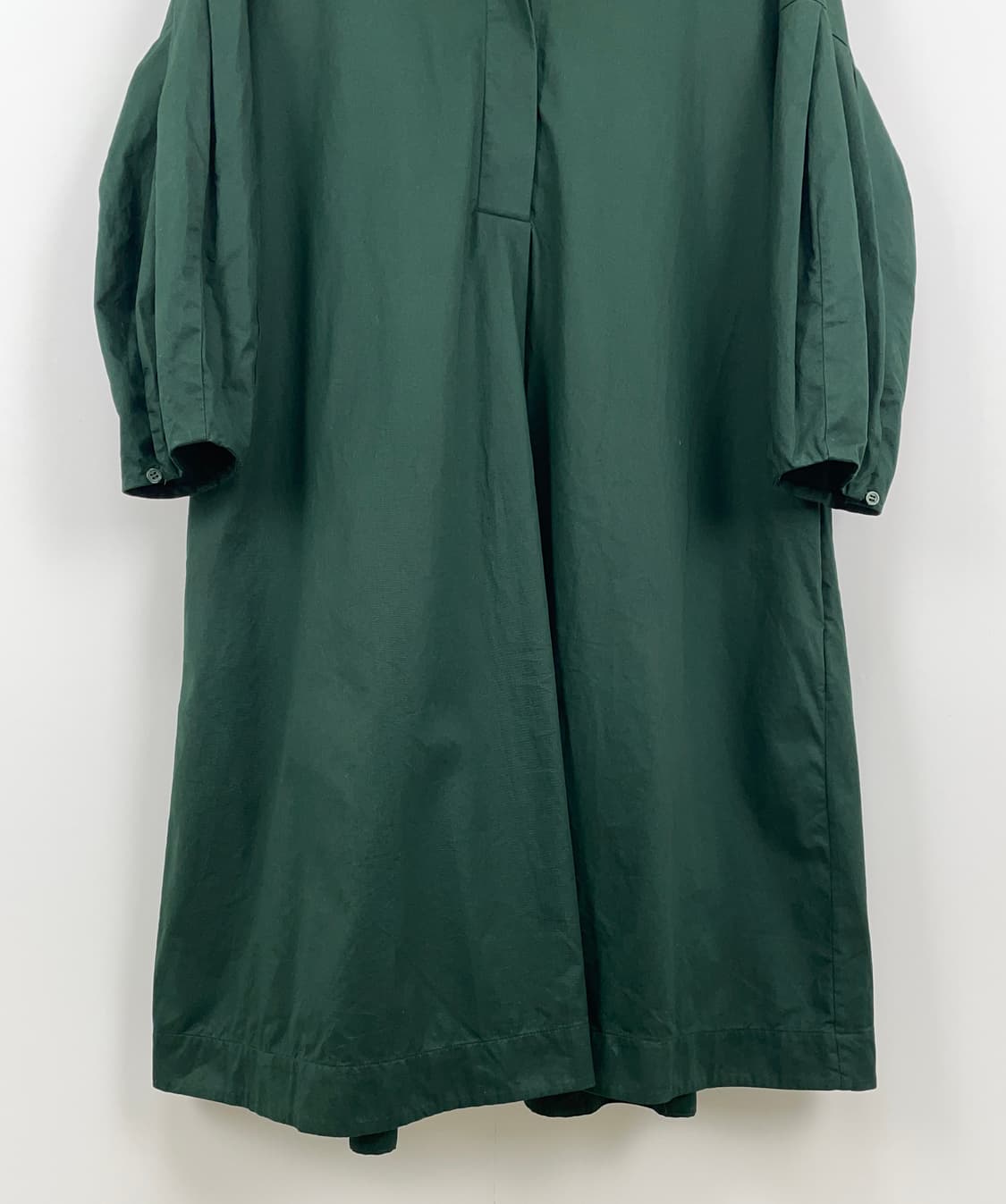 COS 코스 다크 그린 코튼 셔츠 원피스 상품이미지5