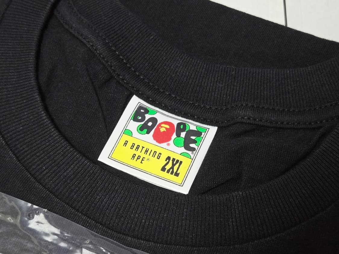 새제품 2XL 베이프 1st 카모 바이 베이싱 에이프 티셔츠 블랙 상품이미지3