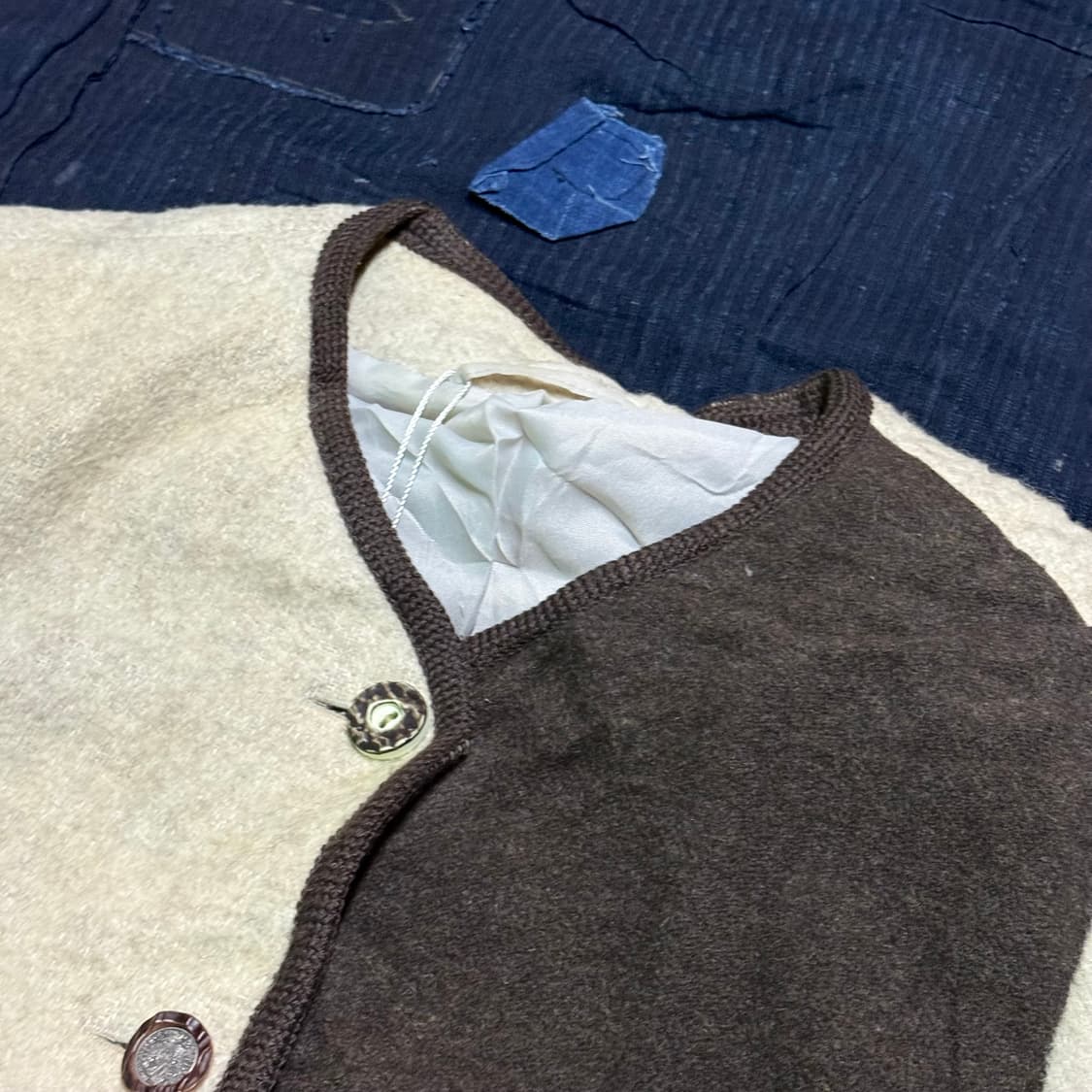 60-70's 빈티지 티롤리안 가디건 100-105 상품이미지2