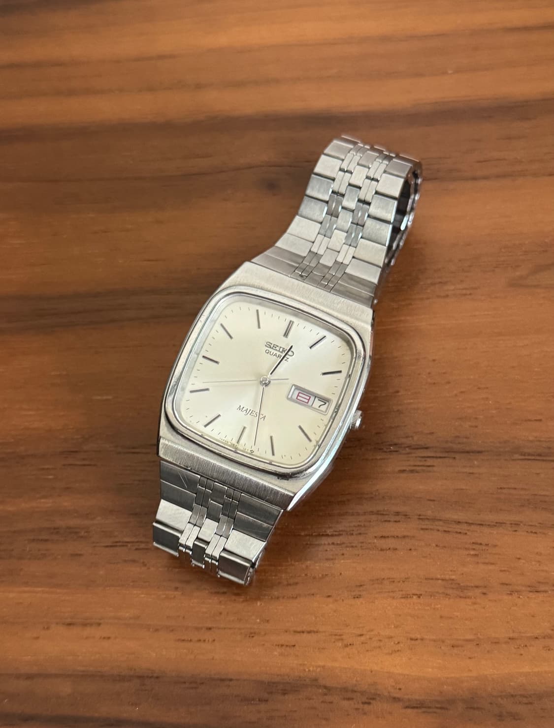 80s 빈티지 SEIKO 세이코 마제스타 샴페인 스퀘어  상품이미지1